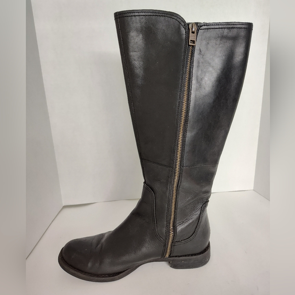 Timberland savin hill black leather riding boots 8 - Picture 2 of 9